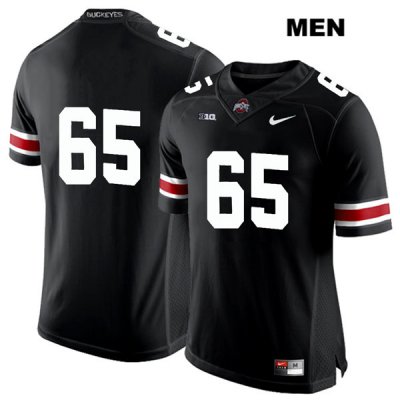 Men's NCAA Ohio State Buckeyes Phillip Thomas #65 College Stitched No Name Authentic Nike White Number Black Football Jersey CH20E74KQ